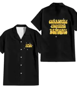 Fighting demons hawaiian shirt