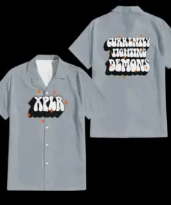 Fighting demons hawaiian shirt