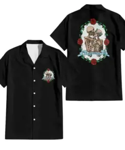 Forever black hawaiian shirt