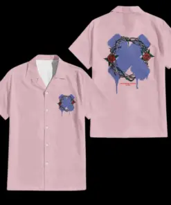Thorn pink hawaiian shirt