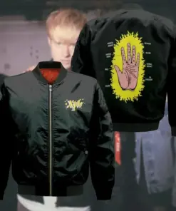 Palmistry bomber jacket