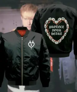 Protect your heart bomber jacket