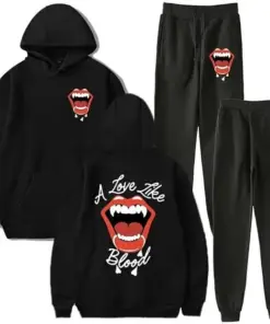 Love Like Blood Hoodies Jogger Pants Set
