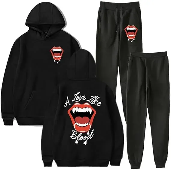Love Like Blood Hoodies Jogger Pants Set