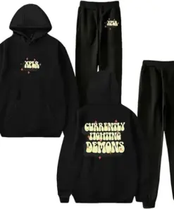 Fighting Demons Hoodies Jogger Pants Set