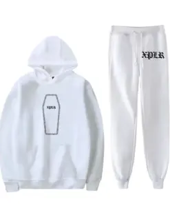 Old English Towel Hoodies Jogger Pants Set