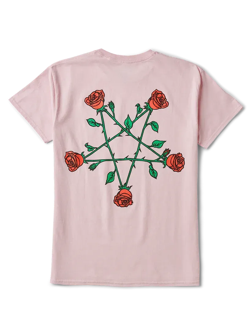 Pentagram roses tee