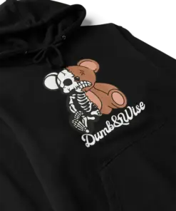 Alternative view of Skele-bear hoodie