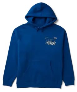 Alternative view of Punk Pin Hoodie Blue