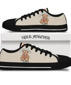 Don't grow up low top canvas shoes
