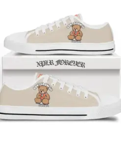 Don't grow up low top canvas shoes
