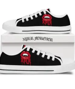Fang low top canvas shoes