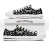 Hardcore low top canvas shoes