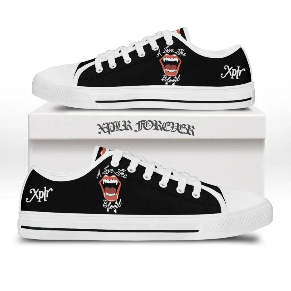 Love like blood low top canvas shoes