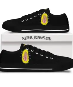 Palmistry low top canvas shoes