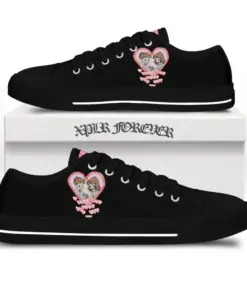 Valentine low top canvas shoes