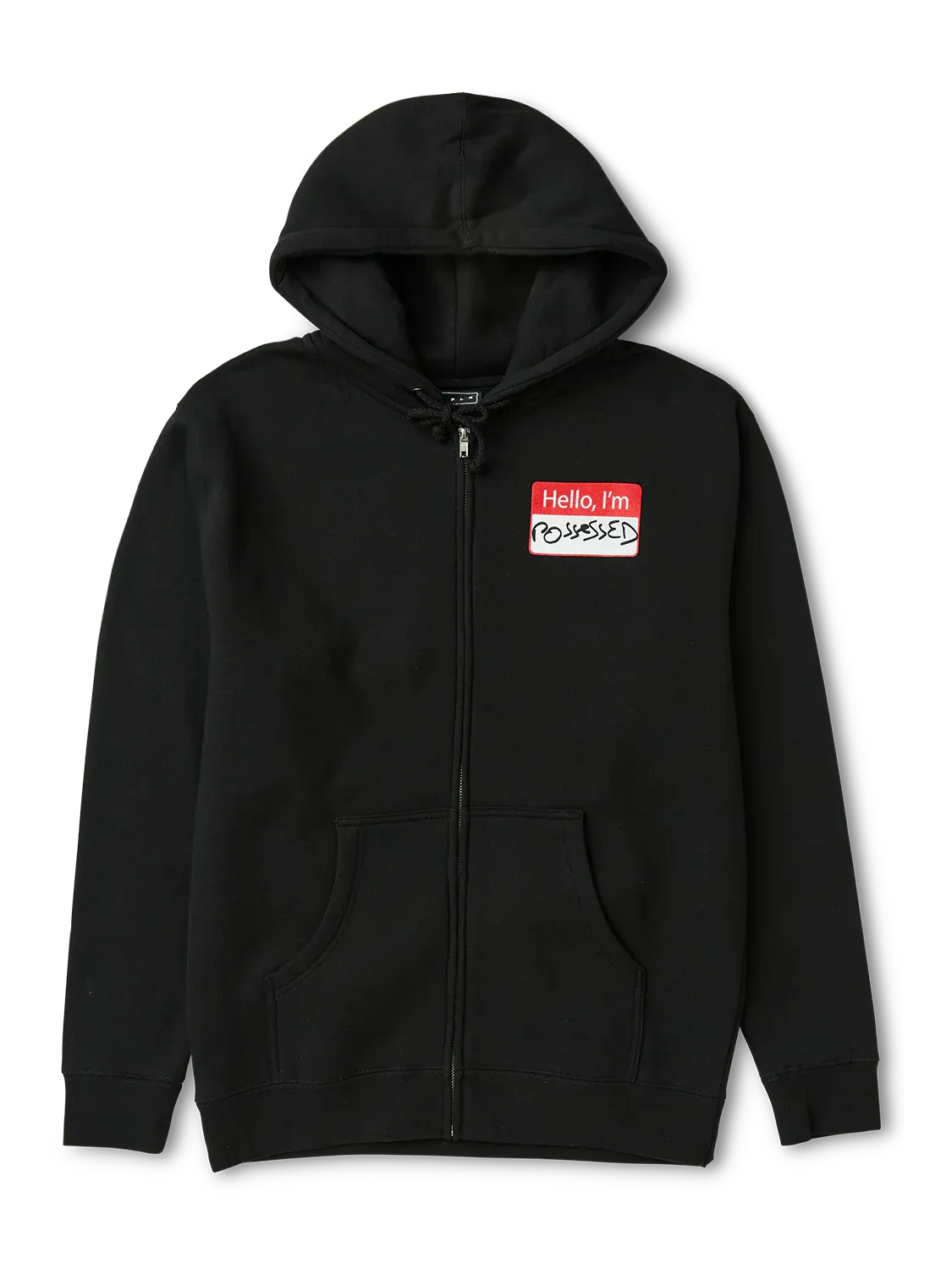 Hello, I'm Possessed Zip Up Hoodie - Image 2