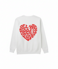 All We Need Crewneck Sweatshirt